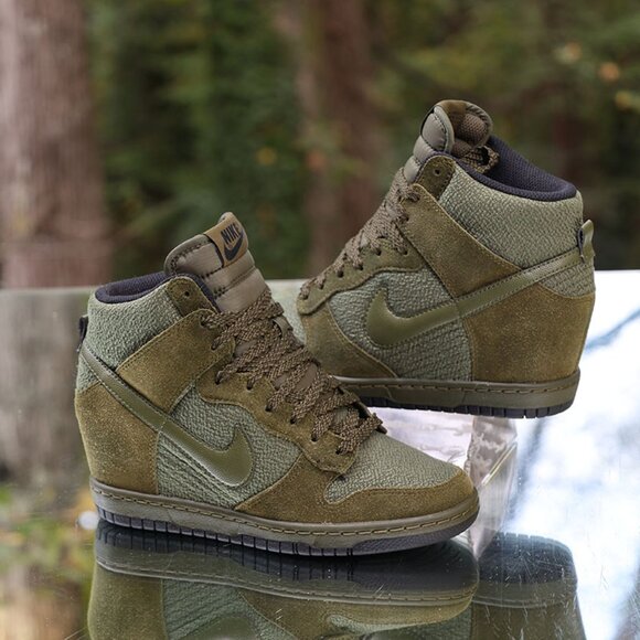 Nike Dunk Sky Hi Rough Green 2014 - Picture 1 of 13